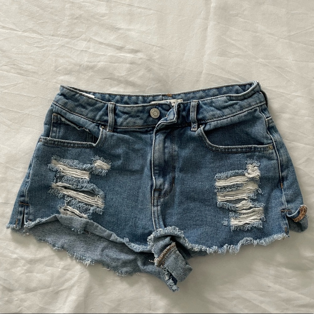Pacsun high rise festival shorts, size 25